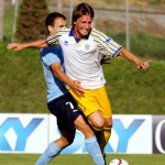 Alessio Manzoni in azione con la maglia del Parma